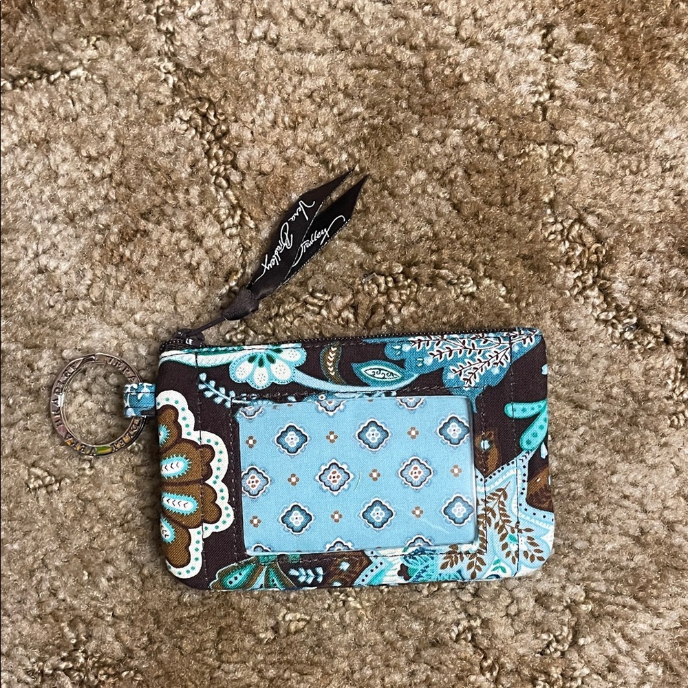 Vera Bradley Blue Teal ID‎ Holder